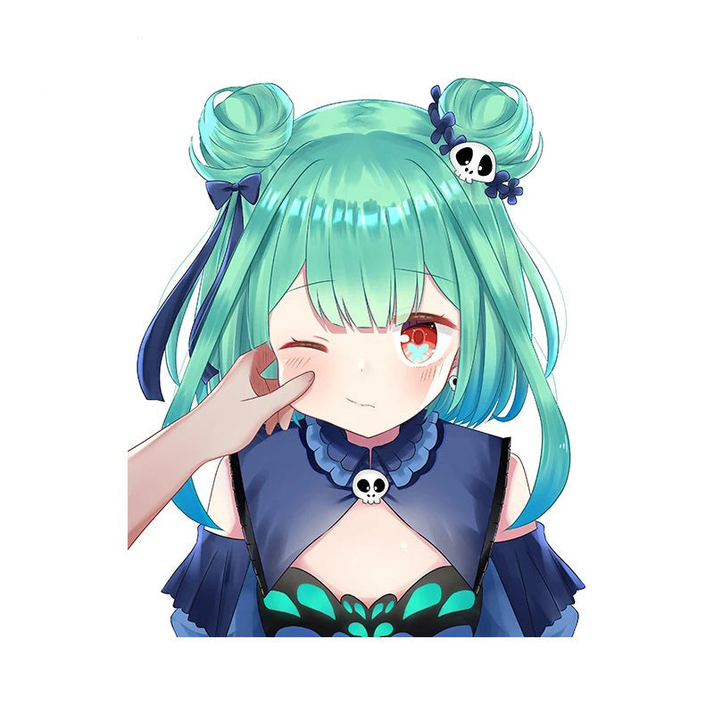 Virtual YouTuber 'Uruha Rushia | Pinching Cheeks' Vinyl Car Sticker