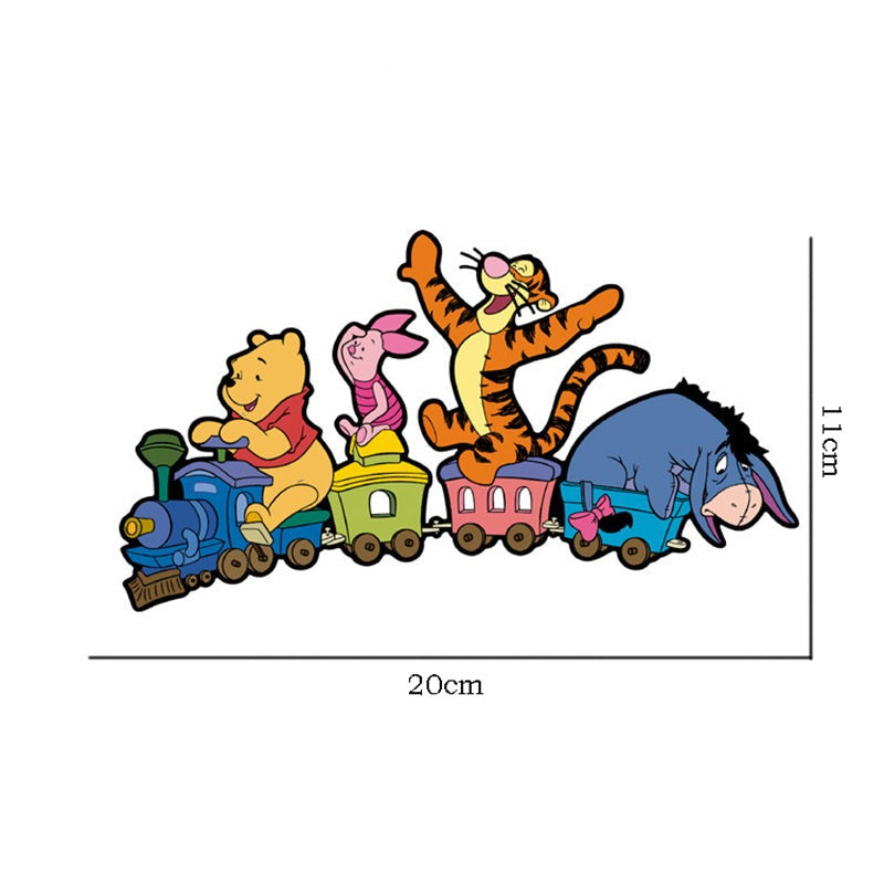Winnie the Pooh 'Pooh And Friends | Enjoying Rides' Vinyl Car Sticker