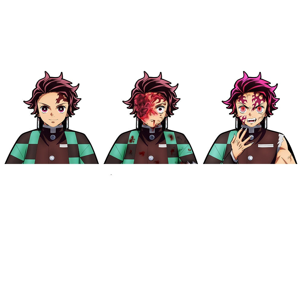 Demon Slayer 'Tanjiro Kamado | Demon Form' Vinyl Car 3D Motion Sticker