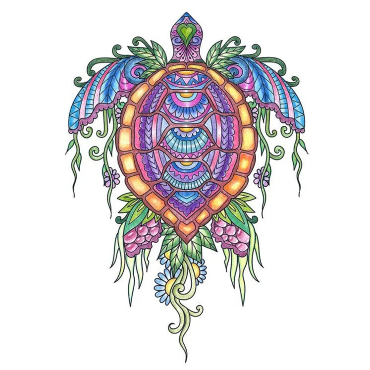 Amazing Tribal Turtle 'Spirit Animal Abstract | Mandala' Vinyl Car Sticker