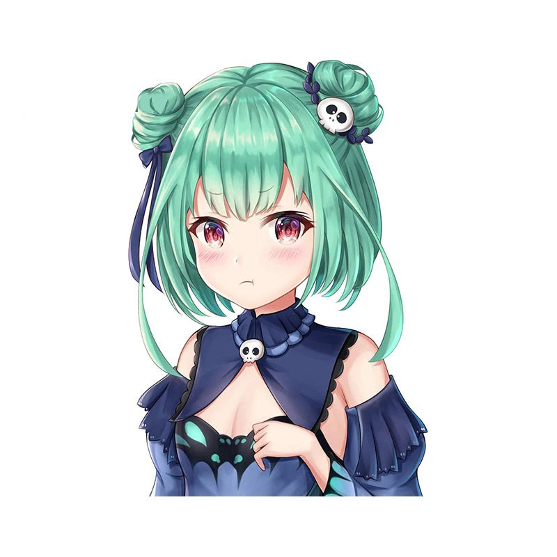 Virtual YouTuber 'Uruha Rushia | Grumpy' Vinyl Car Sticker