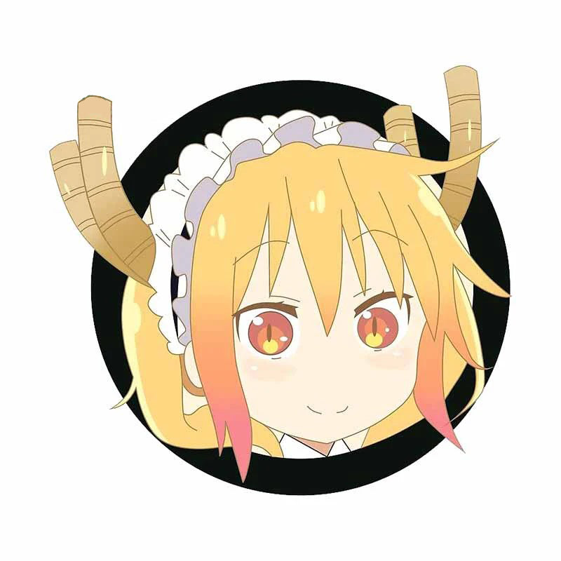 Miss Kobayashi's Dragon Maid 'Tohru | Looking' Vinyl Car Peeker Sticker