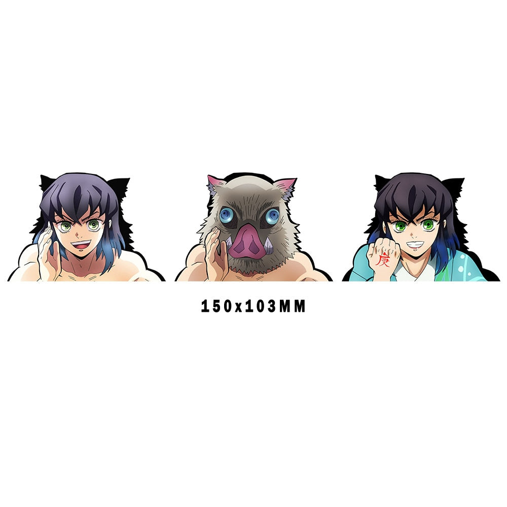 Demon Slayer 'Inosuke' Vinyl Car 3D Motion Sticker