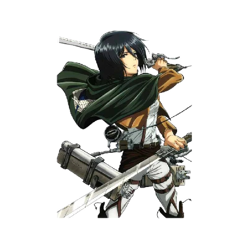 Attack on Titan 'Mikasa Ackerman | Attacking' Vinyl Car Sticker