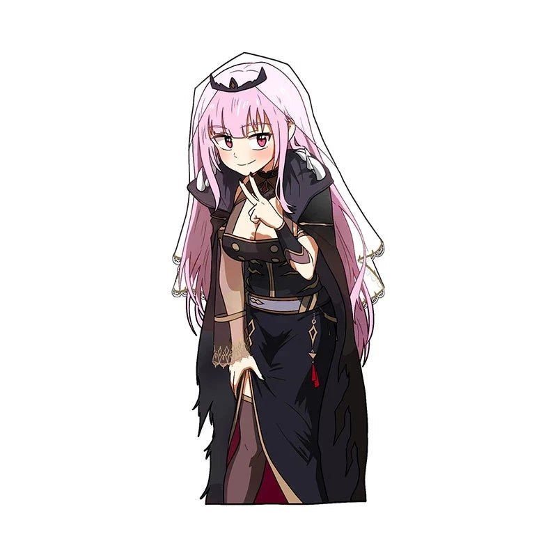 Virtual YouTuber 'Mori Calliope | Peace Sign' Vinyl Car Sticker