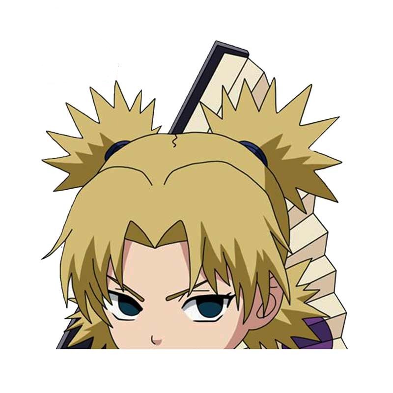 Naruto 'Temari | Side-Look' Vinyl Car Peeker Sticker