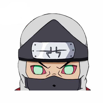 Naruto 'Kakuzu | Angry' Vinyl Car Peeker Sticker