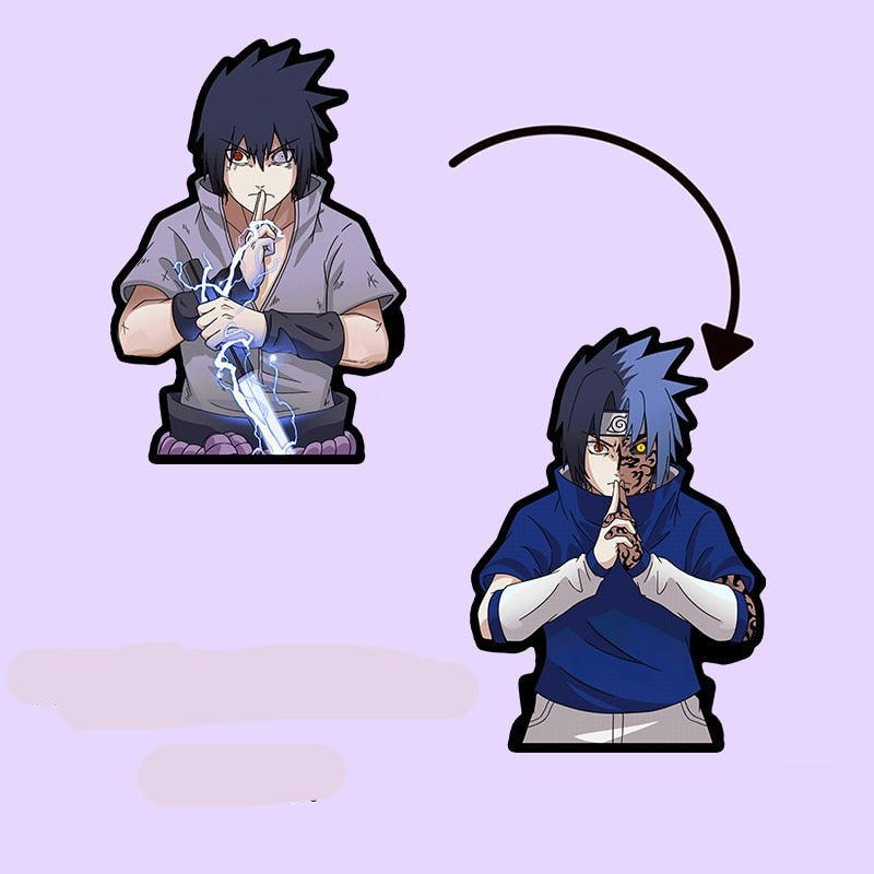 Naruto 'Sasuke Uchiha' Vinyl Car 3D Motion Sticker