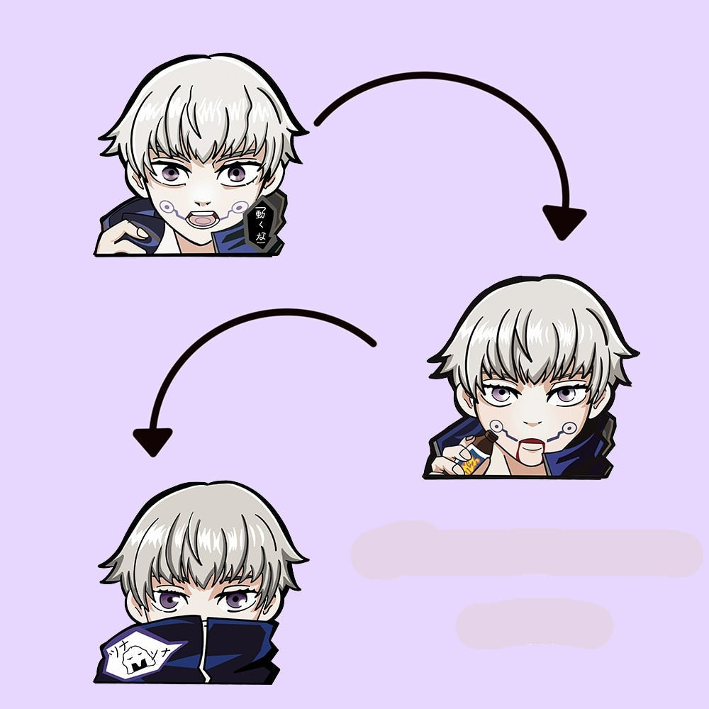 Jujutsu Kaisen 'Toge Inumaki' Vinyl Car 3D Motion Sticker