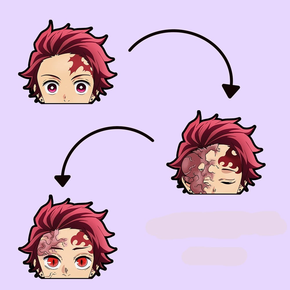 Demon Slayer 'Tanjiro Kamado' Vinyl Car 3D Motion Sticker