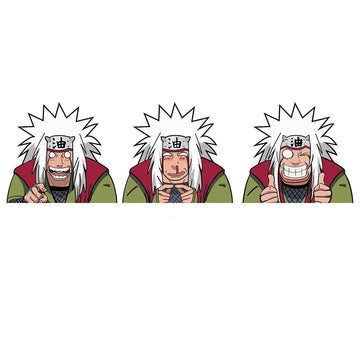 Naruto 'Jiraiya' Vinyl Car 3D Motion Sticker