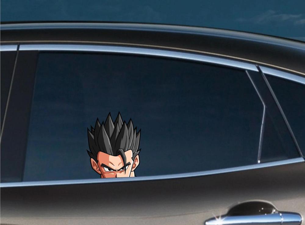 Dragon Ball Z 'Peeking Gohan' Vinyl Car Peeker Sticker