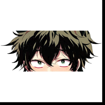 My Hero Academia 'Izuku Midoriya | Fierce' Vinyl Car Peeker Sticker
