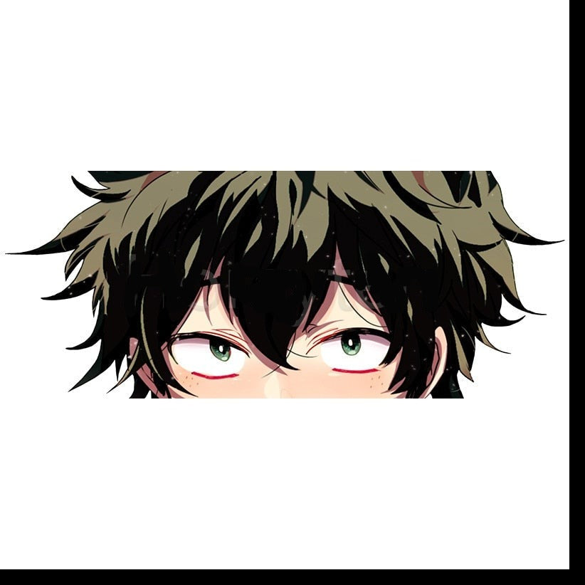 My Hero Academia 'Izuku Midoriya | Fierce' Vinyl Car Peeker Sticker