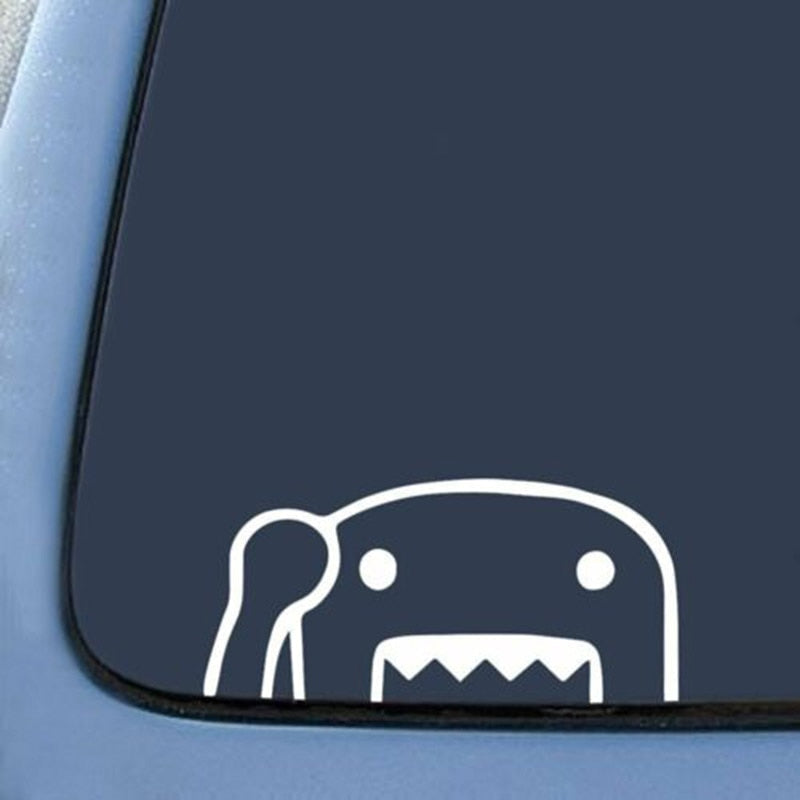 Domo Vinyl Car Peeker Sticker