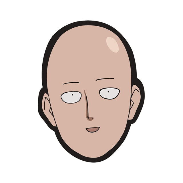 One-Punch Man 'Saitama | Head' Vinyl Car Sticker