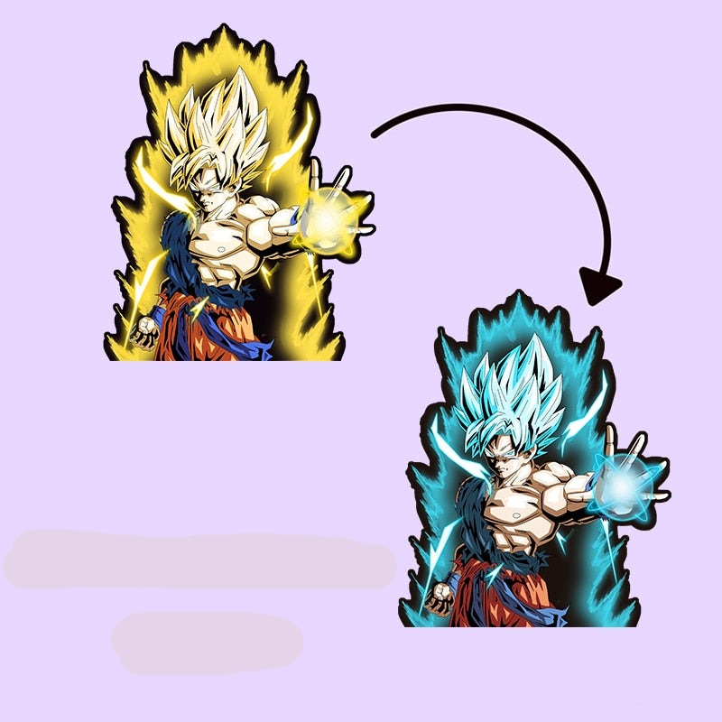 Dragon Ball Z 'Son Goku | Super Saiyan' Vinyl Car 3D Motion Sticker