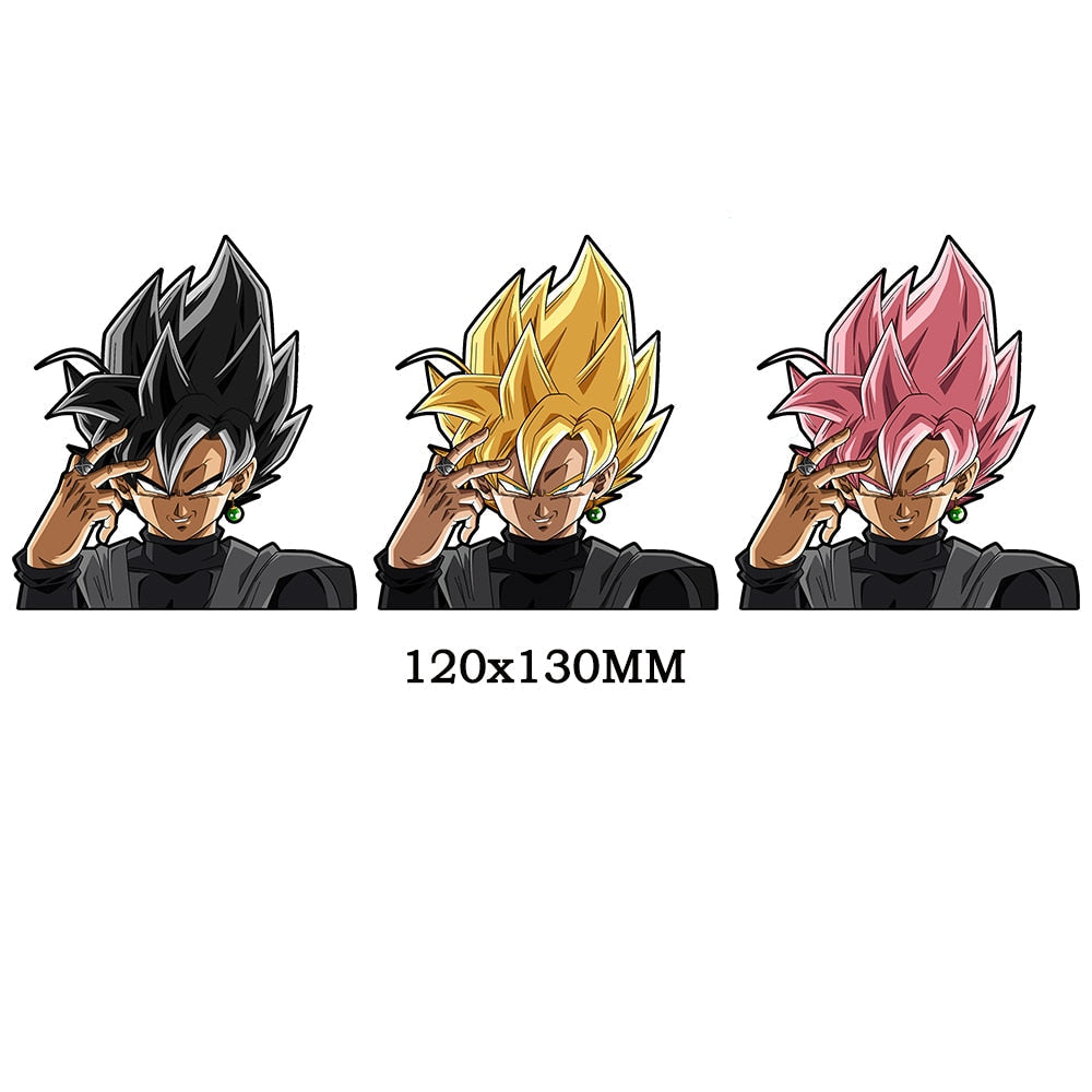 Dragon Ball Z 'Goku Black' Vinyl Car 3D Motion Sticker