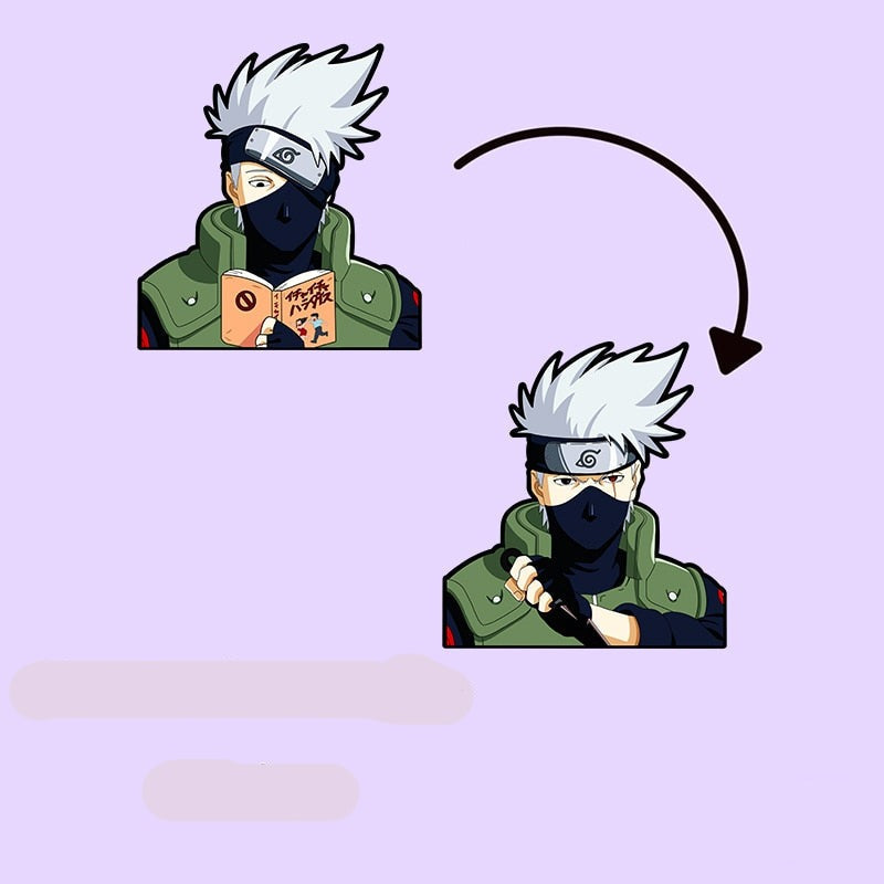 Naruto 'Kakashi Hatake' Vinyl Car 3D Motion Sticker