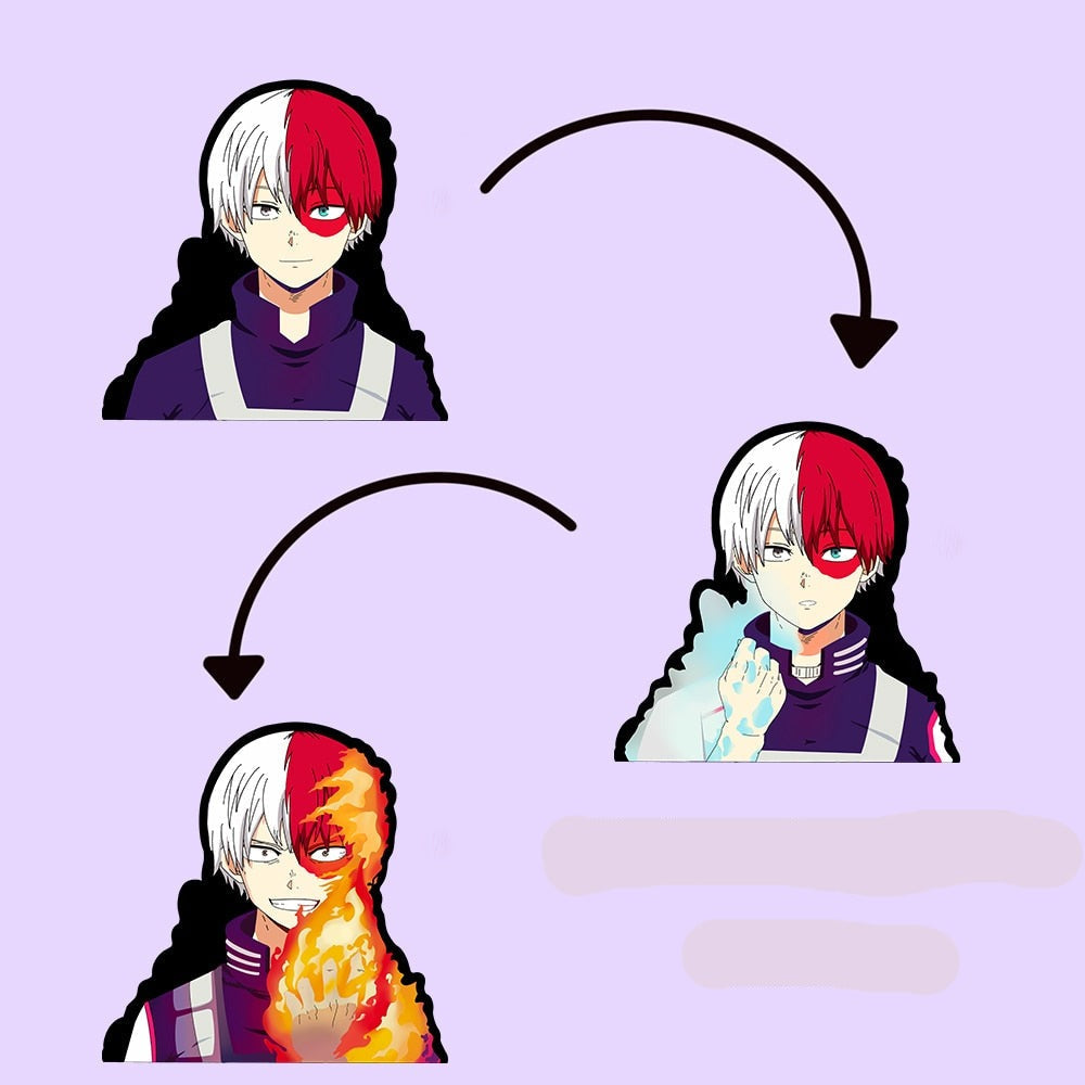 My Hero Academia 'Shoto Todoroki' Vinyl Car 3D Motion Sticker