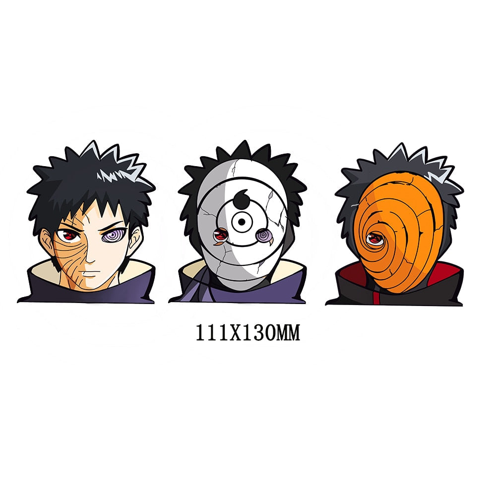 Naruto 'Obito Uchiha' Vinyl Car 3D Motion Sticker