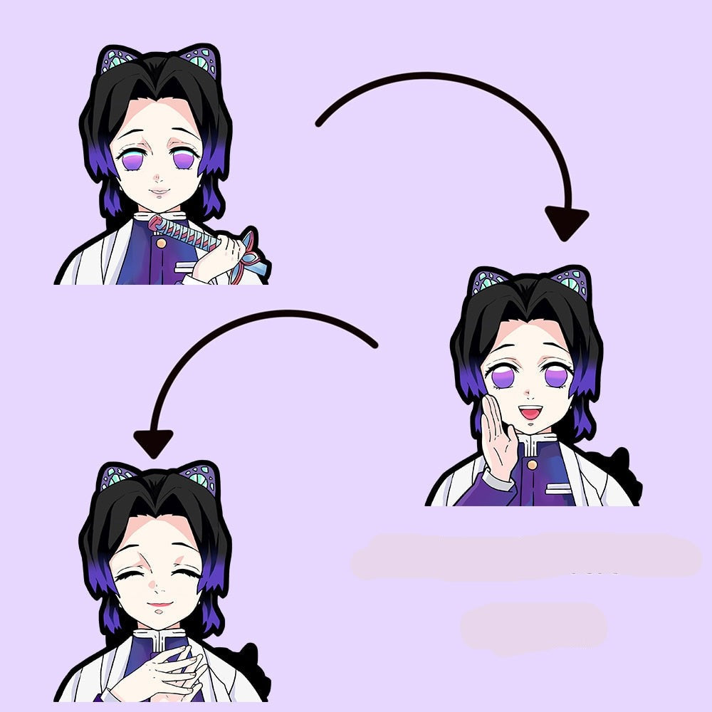 Demon Slayer 'Shinobu Kocho' Vinyl Car 3D Motion Sticker