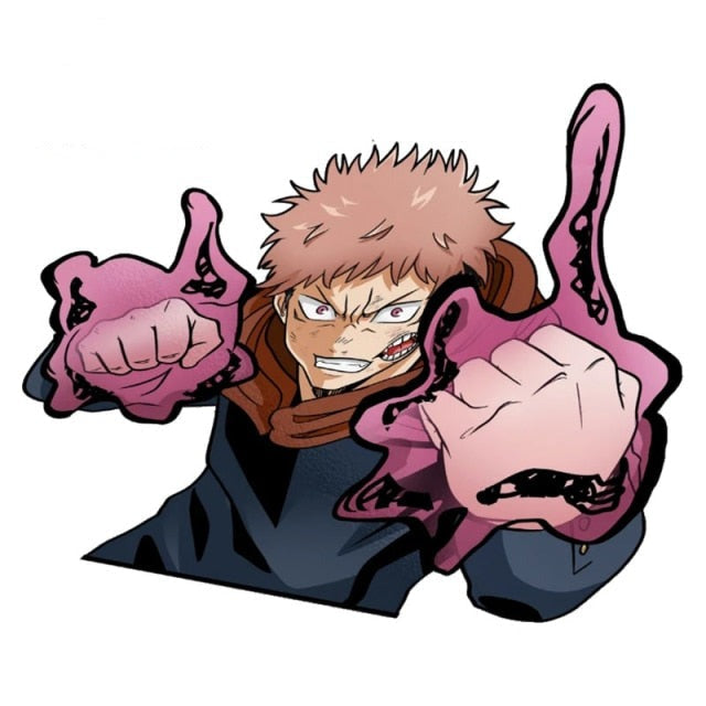 Jujutsu Kaisen 'Yuji Itadori | Fighting' Vinyl Car Sticker