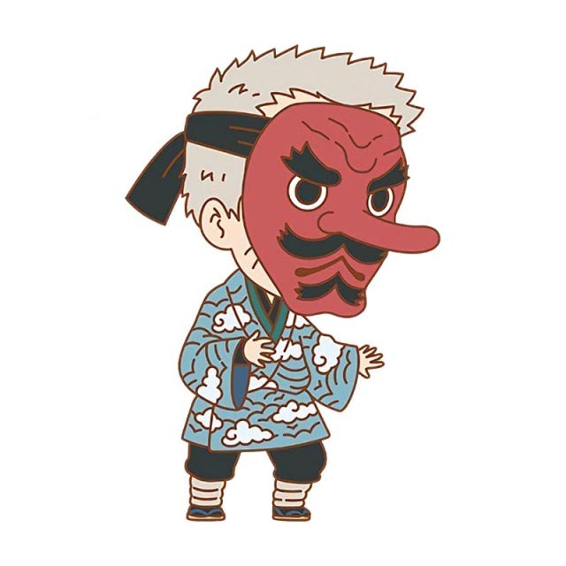 Demon Slayer 'Sakonji Urokodaki' Vinyl Car Sticker