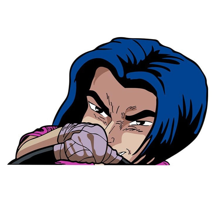 Initial D 'Shingo | Driving' Vinyl Car Peeker Sticker