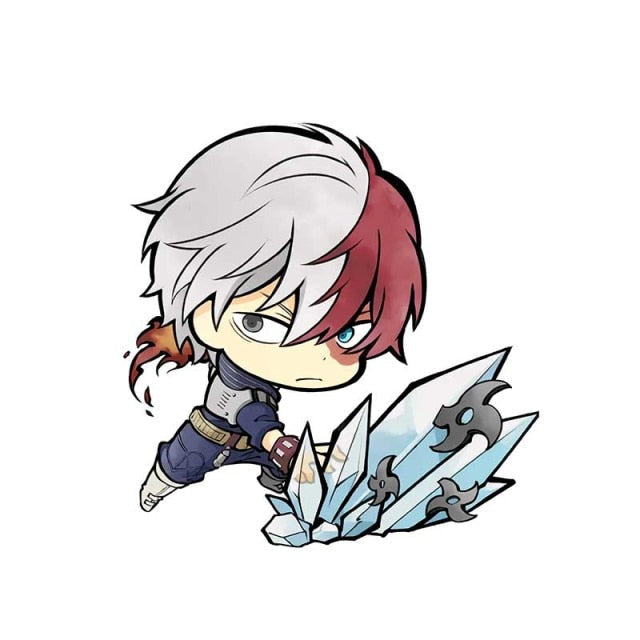 My Hero Academia 'Shoto Todoroki | Ice Crystals' Vinyl Car Sticker