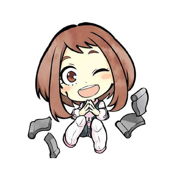 My Hero Academia 'Ochaco Uraraka | Winking' Vinyl Car Sticker