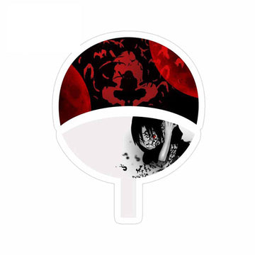 Naruto 'Uchiha Clan Logo | Sasuke's Curse Mark' Vinyl Car Sticker