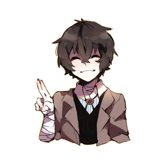 Bungo Stray Dogs 'Dazai | Happy' Vinyl Car Sticker