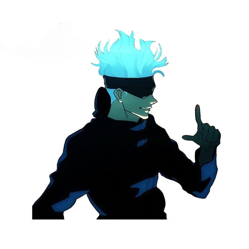 Jujutsu Kaisen 'Satoru Gojo | Icy Blue Hair' Vinyl Car Sticker
