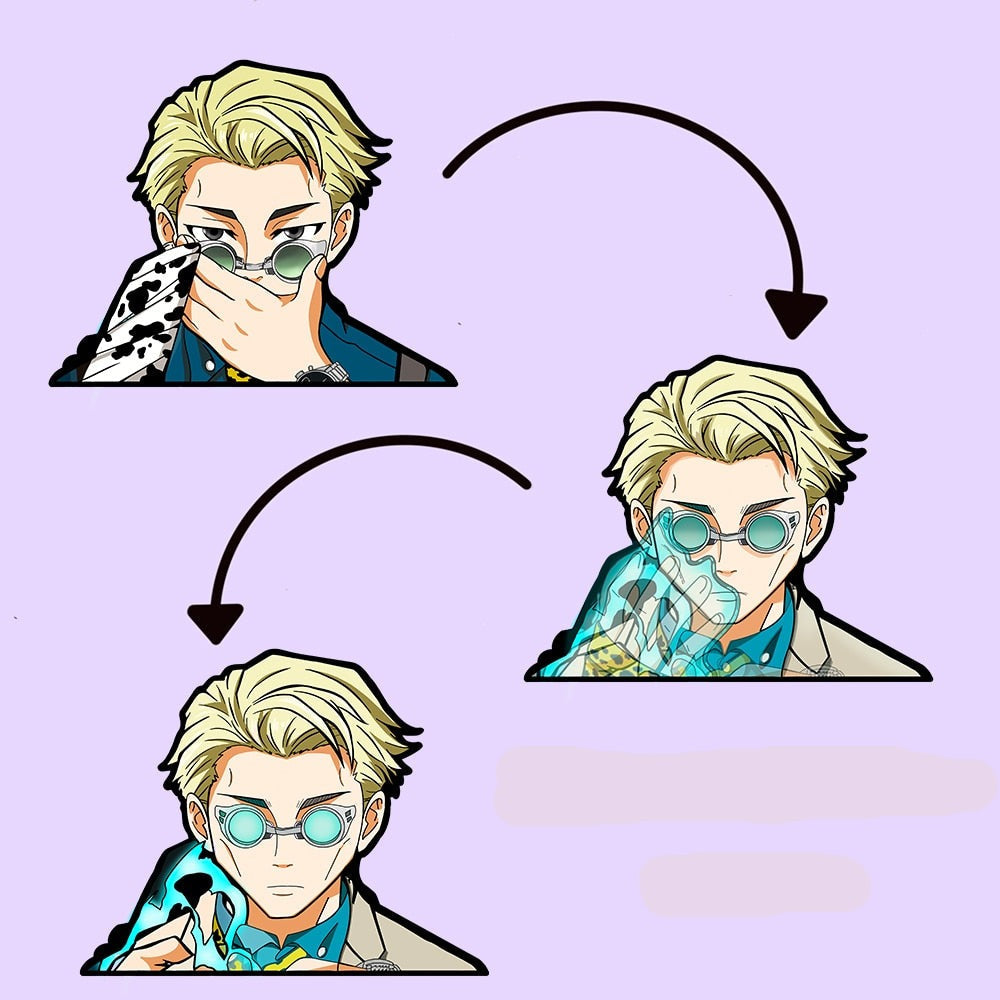 Jujutsu Kaisen 'Kento Nanami' Vinyl Car 3D Motion Sticker