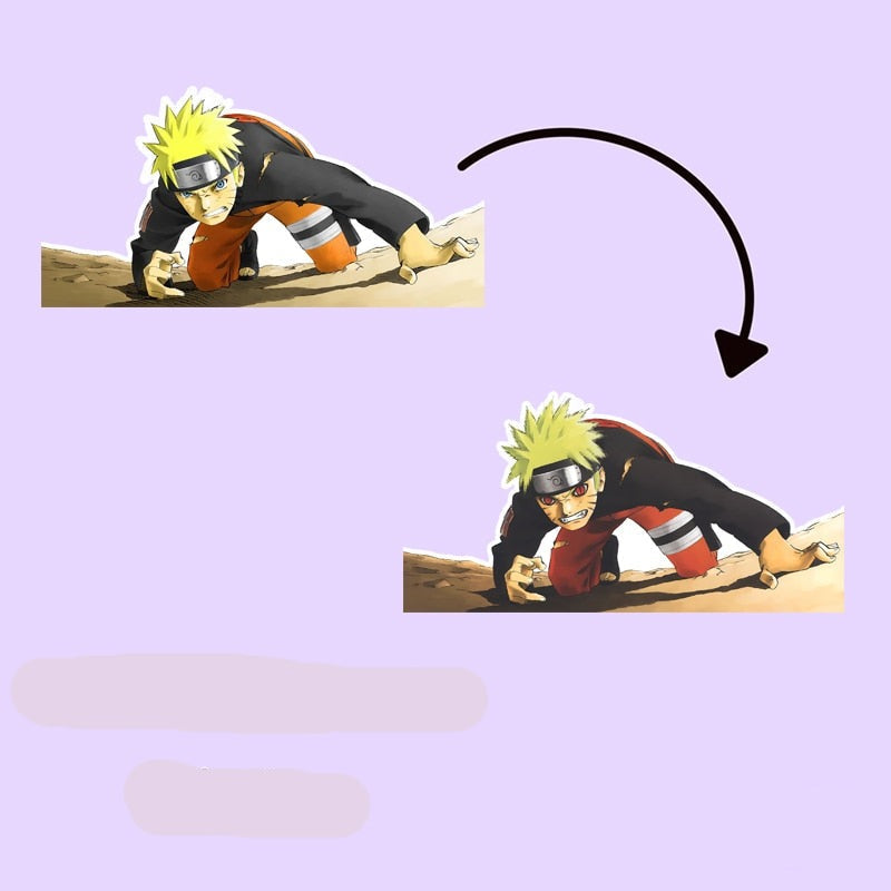 Naruto 'Naruto Uzumaki | Crawling' Vinyl Car 3D Motion Sticker