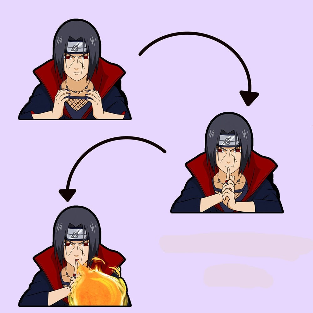 Naruto 'Itachi Uchiha | 1.0' Vinyl Car 3D Motion Sticker