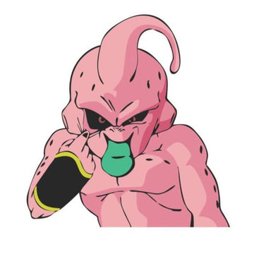 Dragon Ball Z 'Majin Buu | Wacky Face' Vinyl Car Sticker
