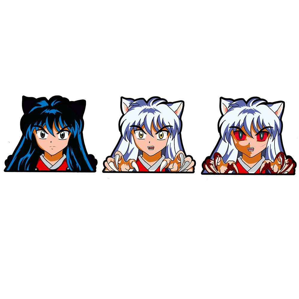 Inuyasha 'Inuyasha' Vinyl Car 3D Motion Sticker