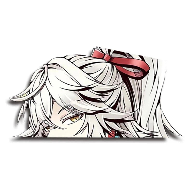 Honkai: Star Rail 'Jing Yuan | Serious' Vinyl Car Peeker Sticker