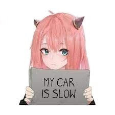 Spy x Family 'Anya | My Car Is Slow | Serious' Vinyl Car Sticker