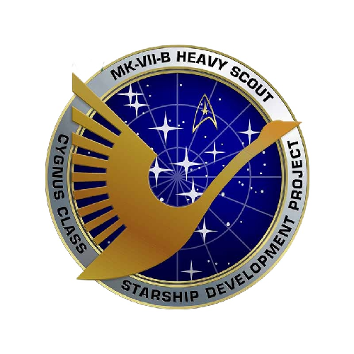 Star Trek 'Cygnus Class Starship Development Project' Vinyl Car Sticker