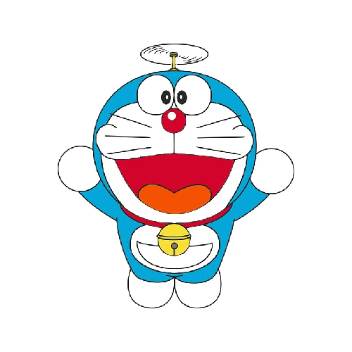 Doraemon 'Flying | Right' Vinyl Car Sticker