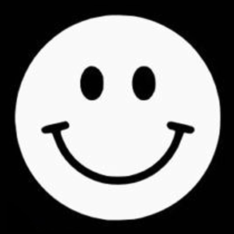 Cool 'Smiley Face' Vinyl Car Sticker