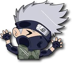 Naruto 'Kakashi's Pressed Face | Pissed' Vinyl Car Sticker