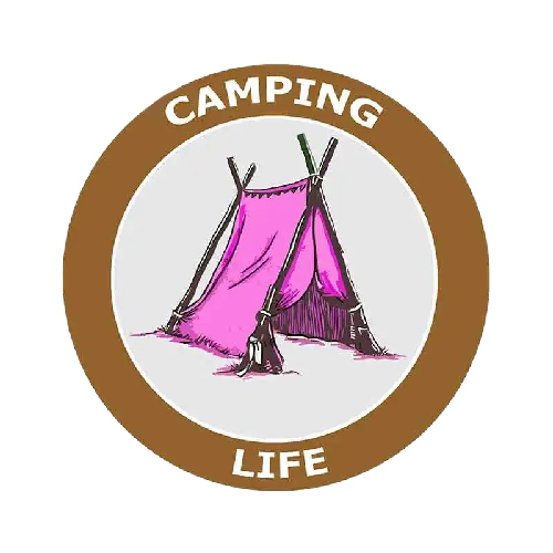 Camping Life 'Tent' Vinyl Car Sticker
