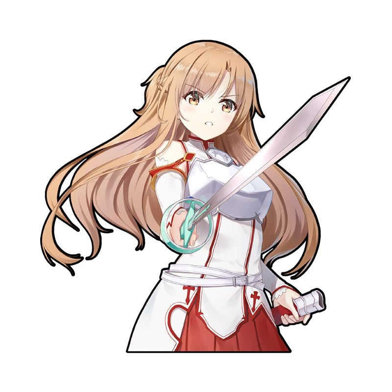 Sword Art Online 'Asuna | Pointing Sword' Vinyl Car Sticker