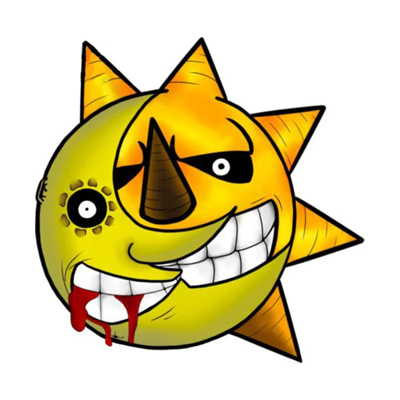 Soul Eater 'Bloody Moon and Sun' Vinyl Car Sticker