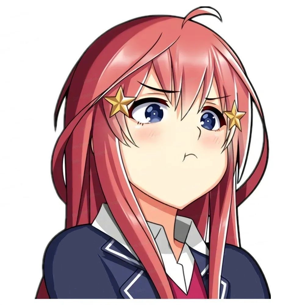 The Quintessential Quintuplets 'Itsuki Nakano' Vinyl Car Sticker