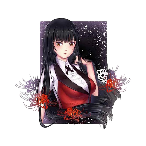 Kakegurui 'Yumeko Jabami | Portrait' Vinyl Car Sticker